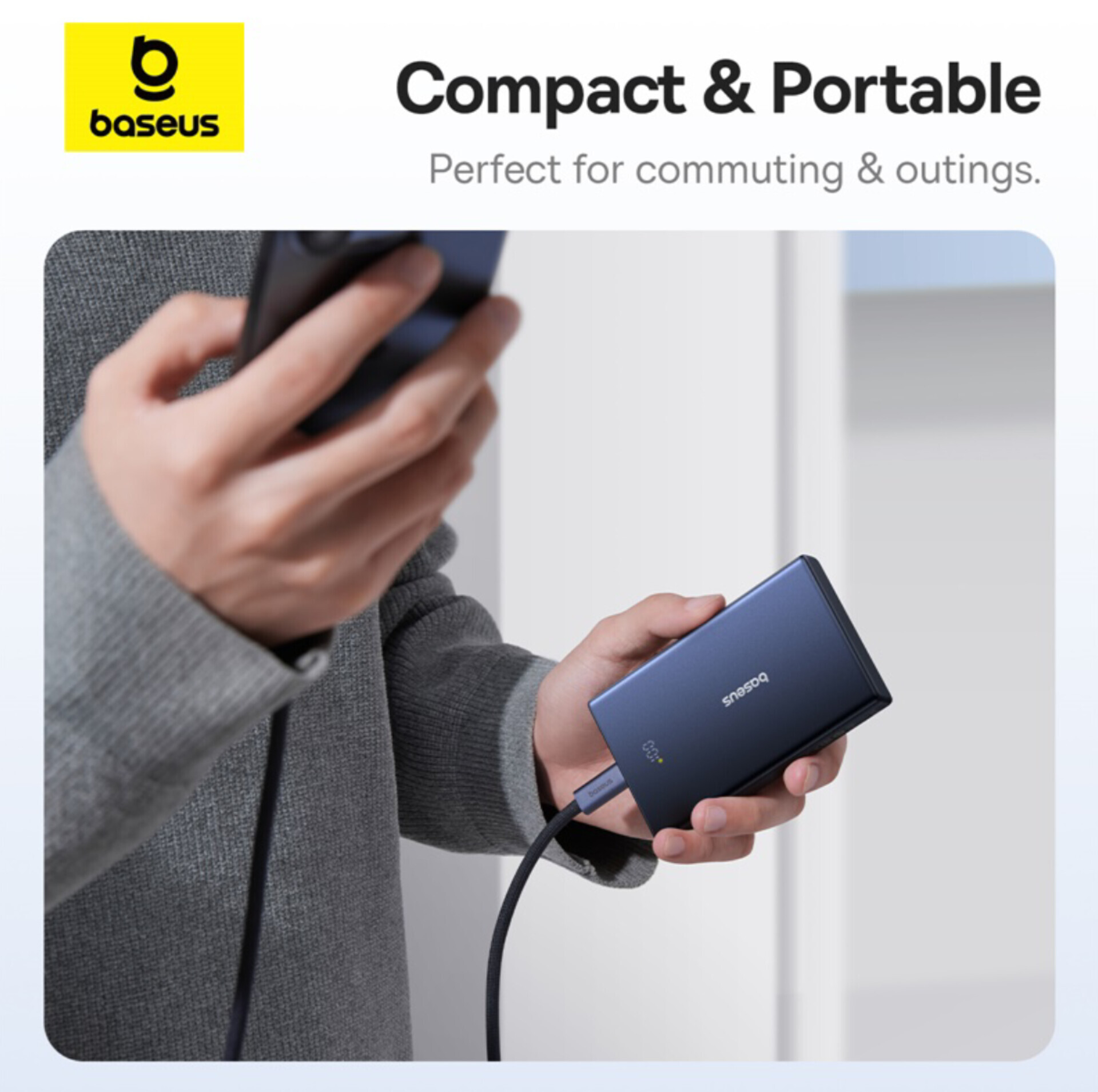 پاوربانک بیسوس مدل PicoGo 20W ظرفیت 10000 میلی آمپر ساعت