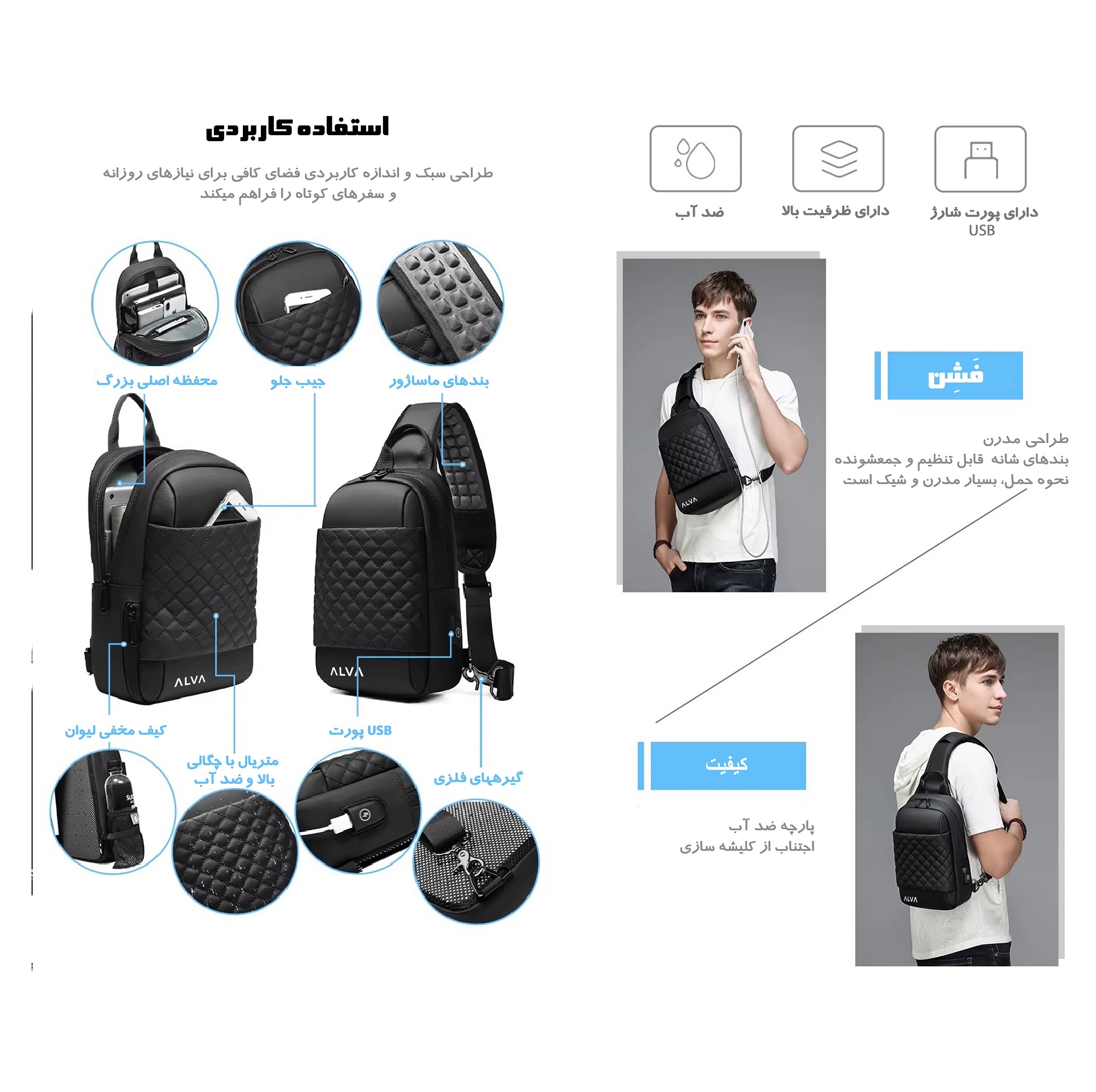 کیف کراس بادی آلوا مدل 1903