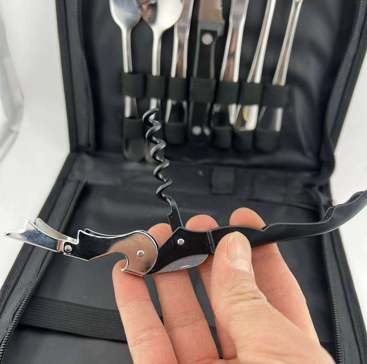 مجموعه ظروف سفری 2 نفره کد Stainless steel