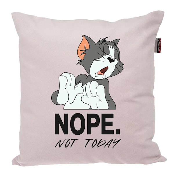 کوسن کودک ناریکو طرح گربه خسته امروز نه Not today کد 03430