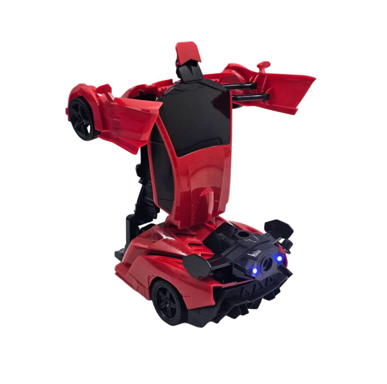 ماشین بازی کنترلی ناب سل مدل لامبورگینی شارژی تبدیل شونده دودزا چراغدار کد Lamborghini rechargeable remote control game machine with smoke and lights