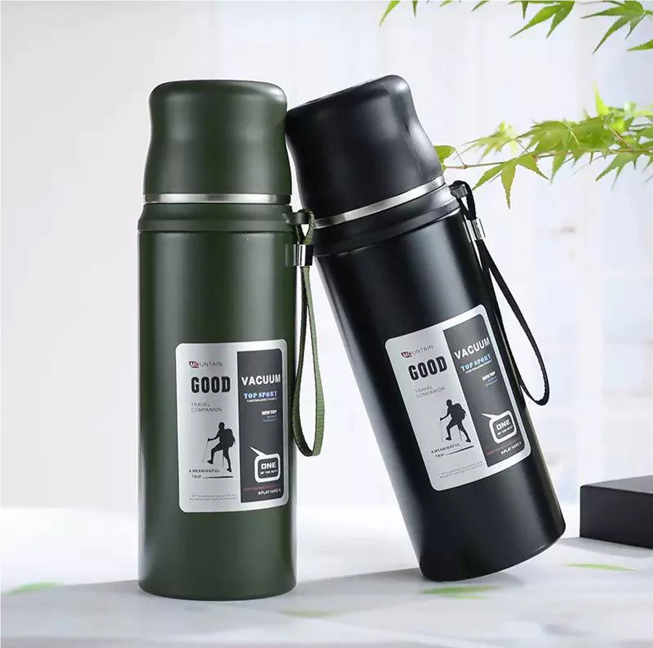فلاسک مدل VACUUM کد 10198005-820ML گنجایش 0.820 لیتر
