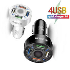 شارژر فندکی 30 وات چهار پورت مدل BK-360