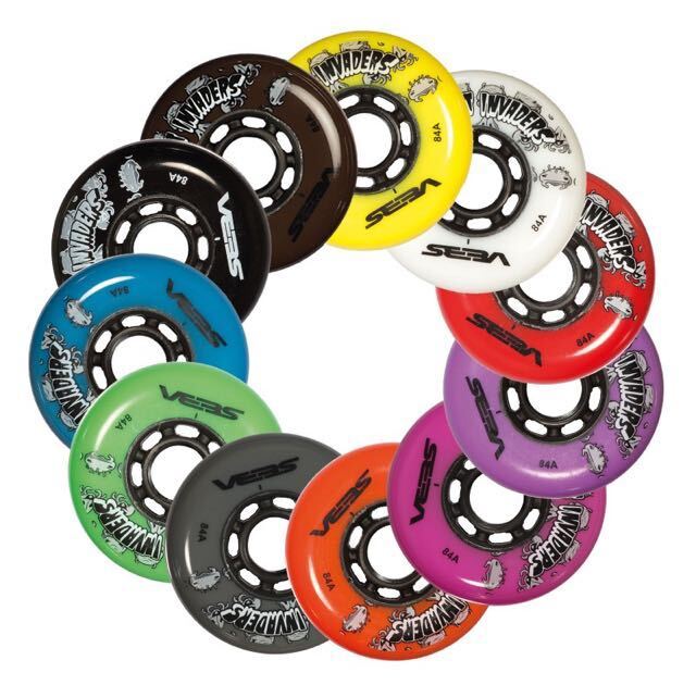 چرخ اسکیت سبا مدل STREET INVADERS 80MM بسته 4 عددی