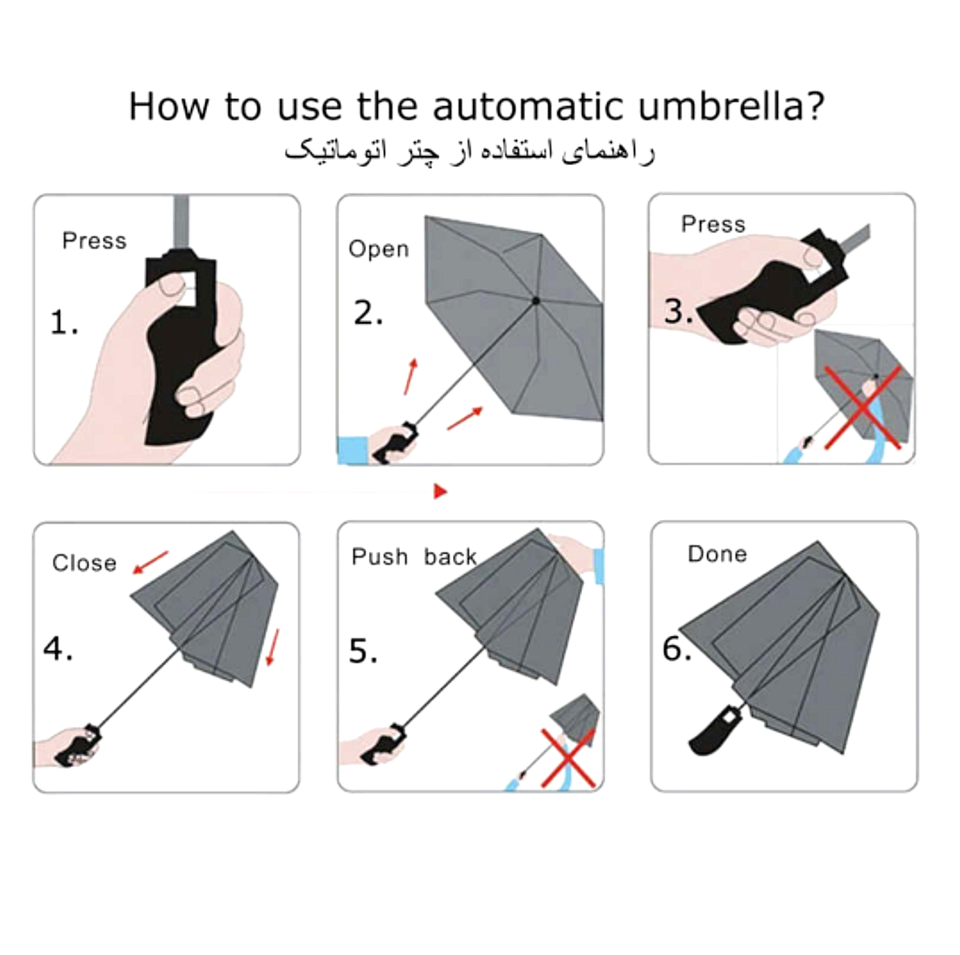 چتر مدل ویندپروف