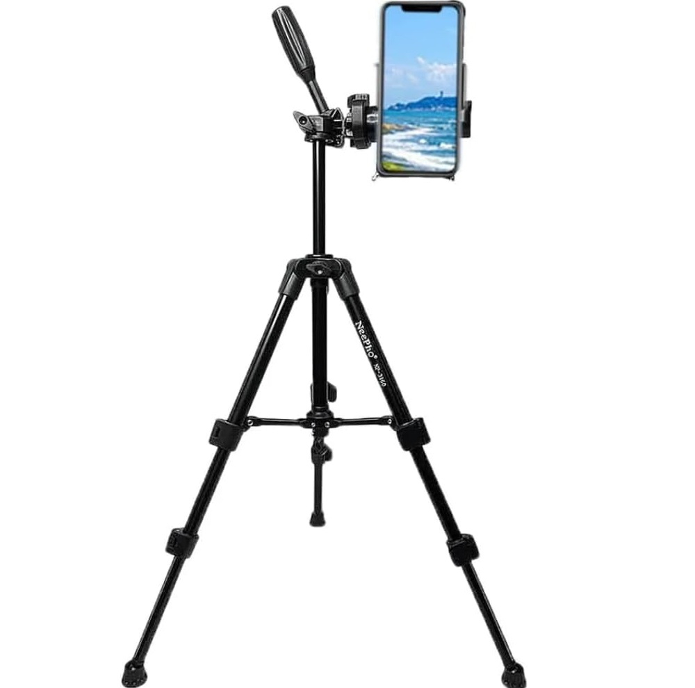 سه پایه دوربین نیفو مدل NP-3180 با حداکثر ارتفاع 150 سانتی‌متر
