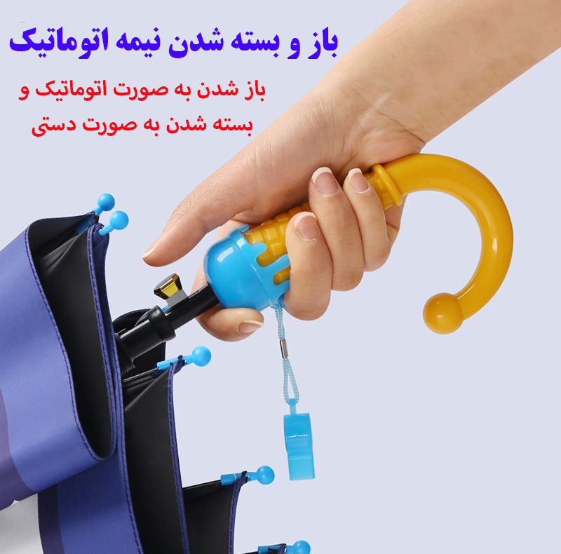 چتر بچگانه 8 پره مدل Construction قطر 88 سانتیمتر