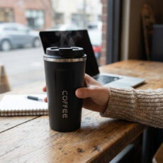 ماگ سفری مدل TM-coffee ظرفیت 0.5 لیتر
