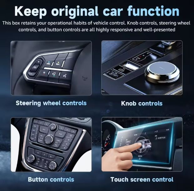 کارپلی و اندروید اتو مدل Wireless P9593 Carplay/Android Auto به همراه مبدل USB به USB-C