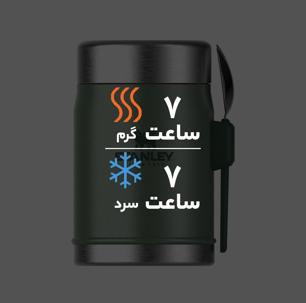 ظرف سفری استنلی مدل CLASSIC JAR+SPORK کد F 2021