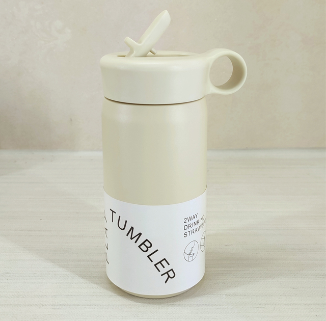 ماگ سفری مدل TUMBLER نی دار گنجایش 0.35 لیتر