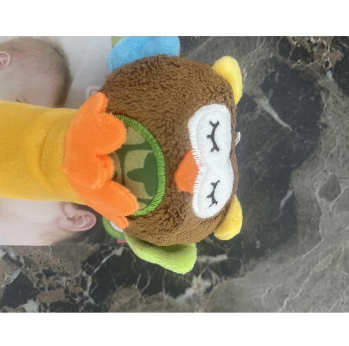 جغجغه طرح سوسیسی مدل JJOVCE baby owl