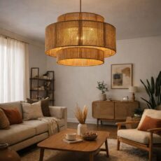 لوستر بافتنی مدل سه طبقه بوهو