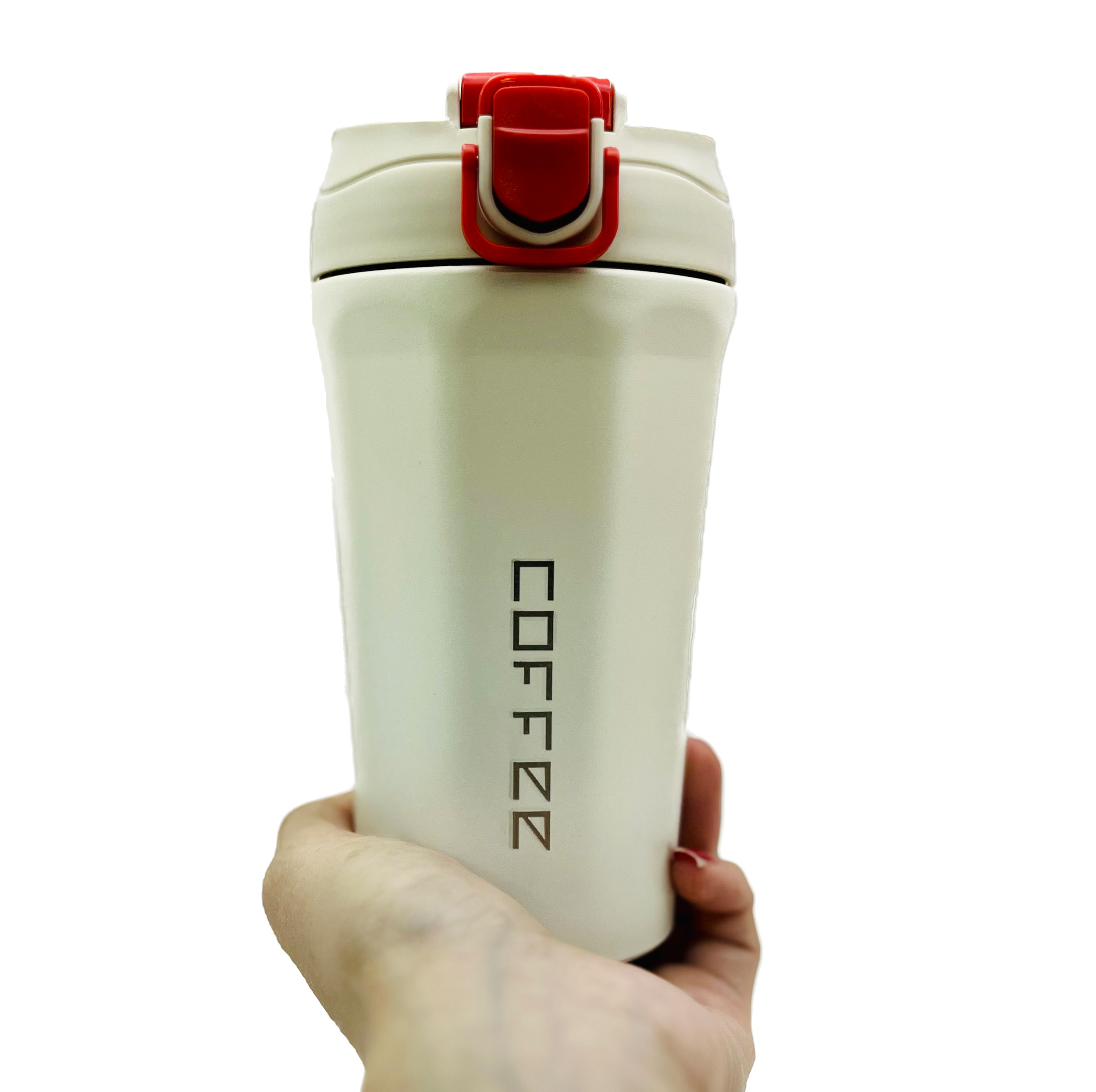 ماگ سفری مدل COFFEE طرح مات گنجایش 0.4 لیتر