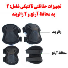 لوازم ایمنی اسکیت مدل F001 مجموعه 4 عددی