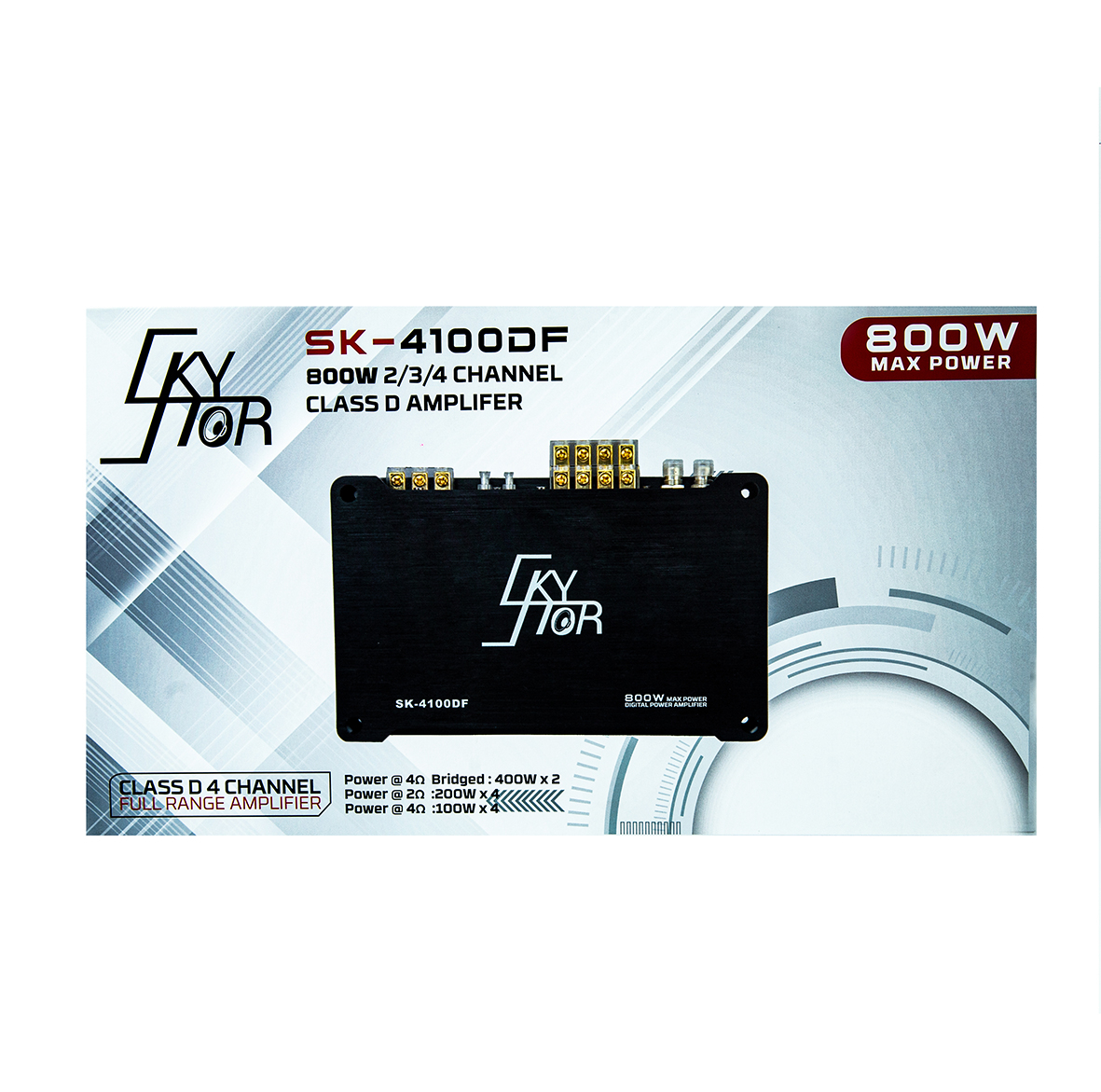 آمپلی فایر خودرو اسکایلر مدل SK-4100DF