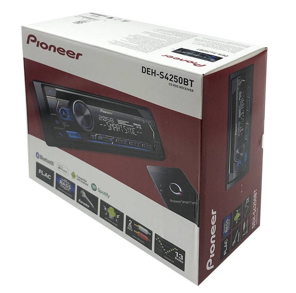پخش کننده خودرو پایونیر مدل DEH-S4250BT