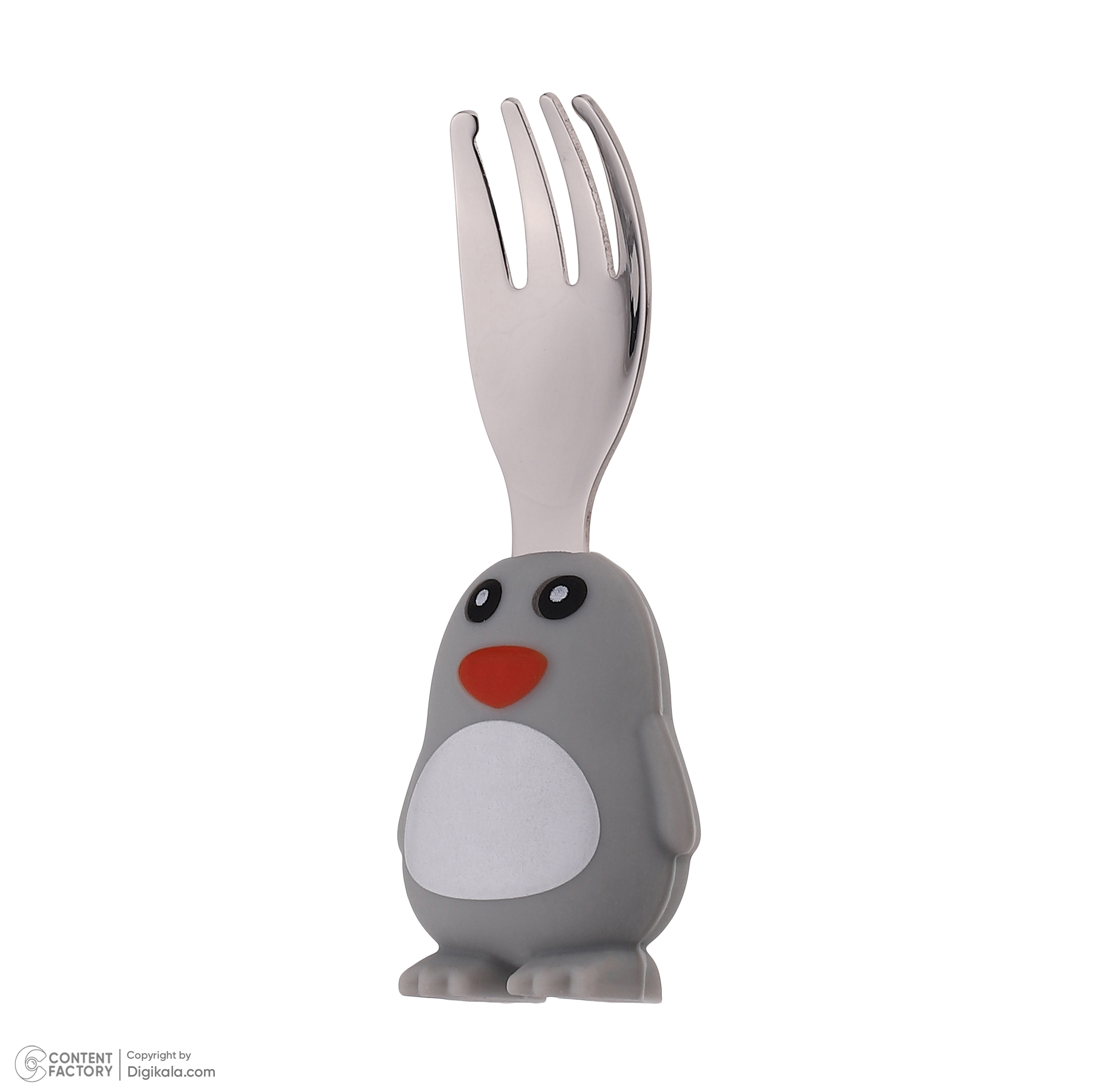 قاشق و چنگال کودک مدل Penguin بسته 2 عددی