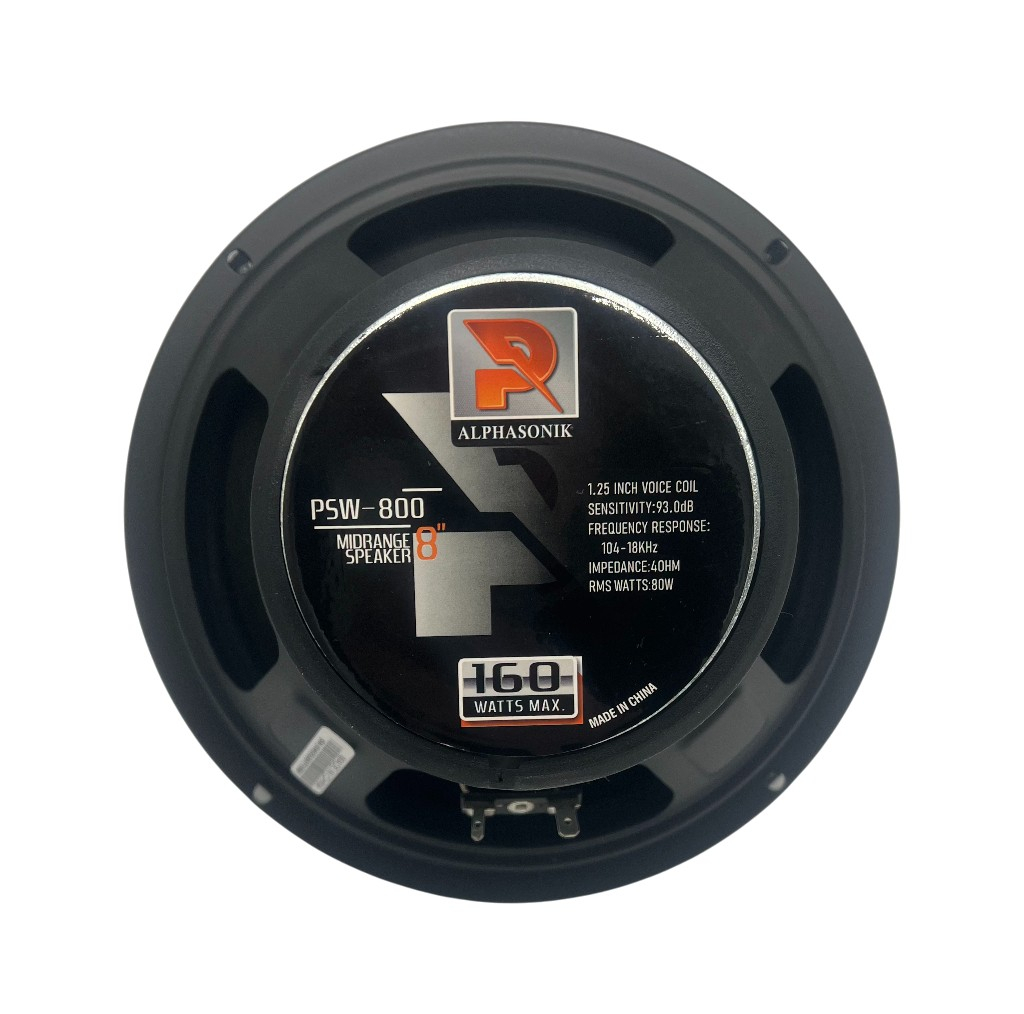 میدرنج درب جلو راست خودرو آلفاسونیک مدل PSW-800 سایز 8 اینچ بسته دو عددی