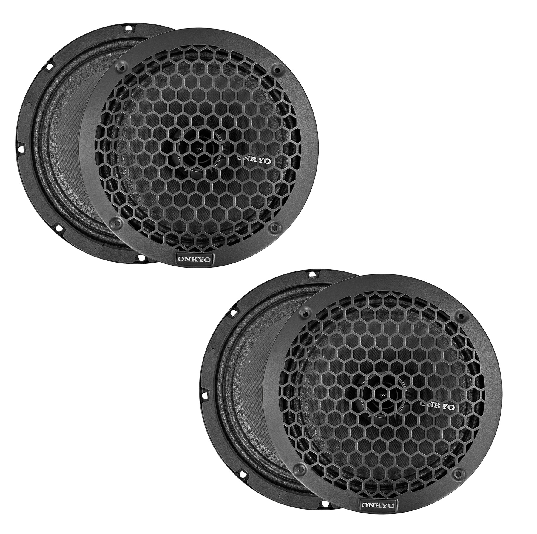 فول رنج پشت خودرو اونکیو مدل X-M800C سایز 8 اینچ بسته 4 عددی