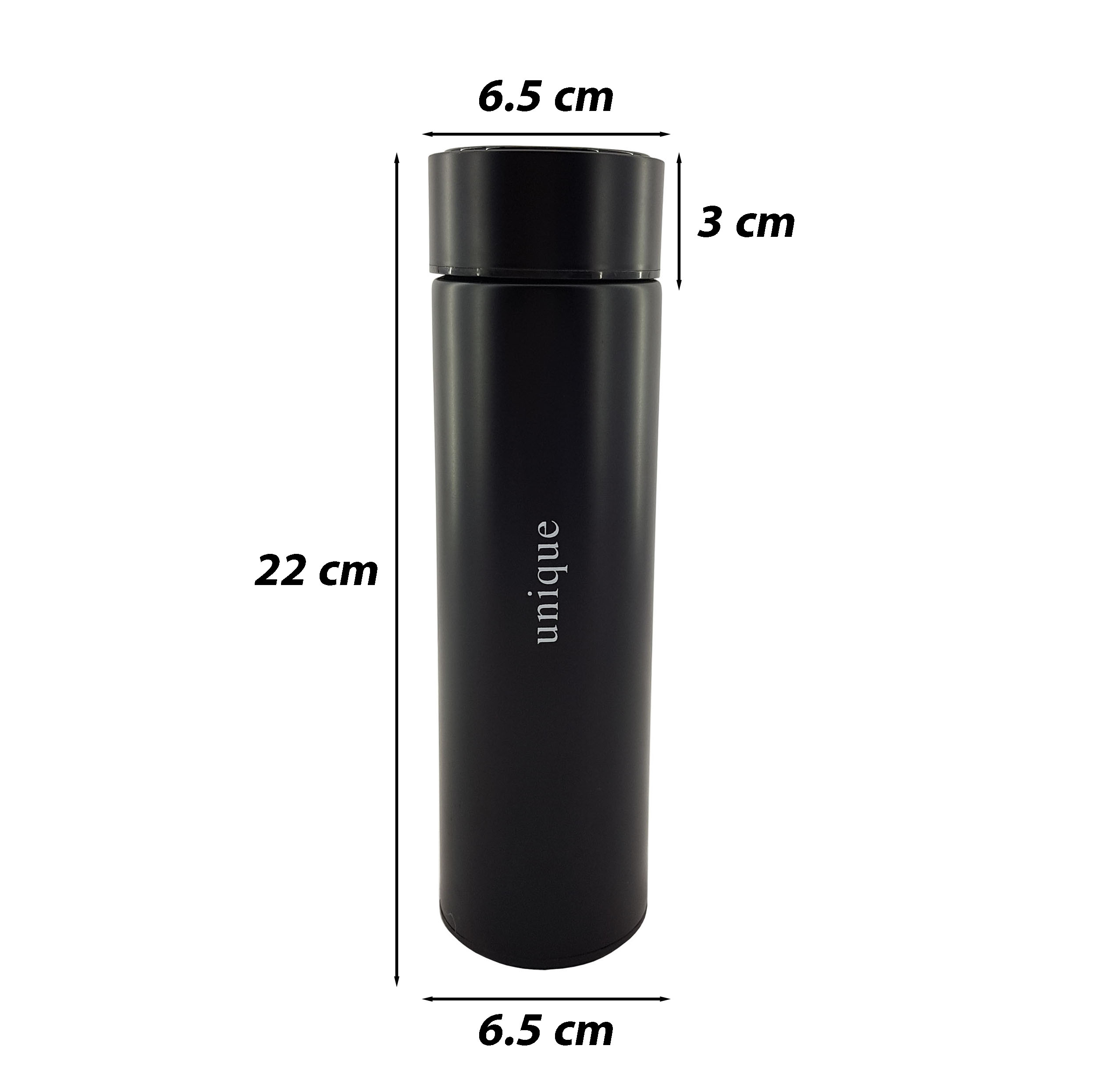فلاسک هوشمند  مدل دماسنج دار کد 02 گنجایش 0.5 لیتر