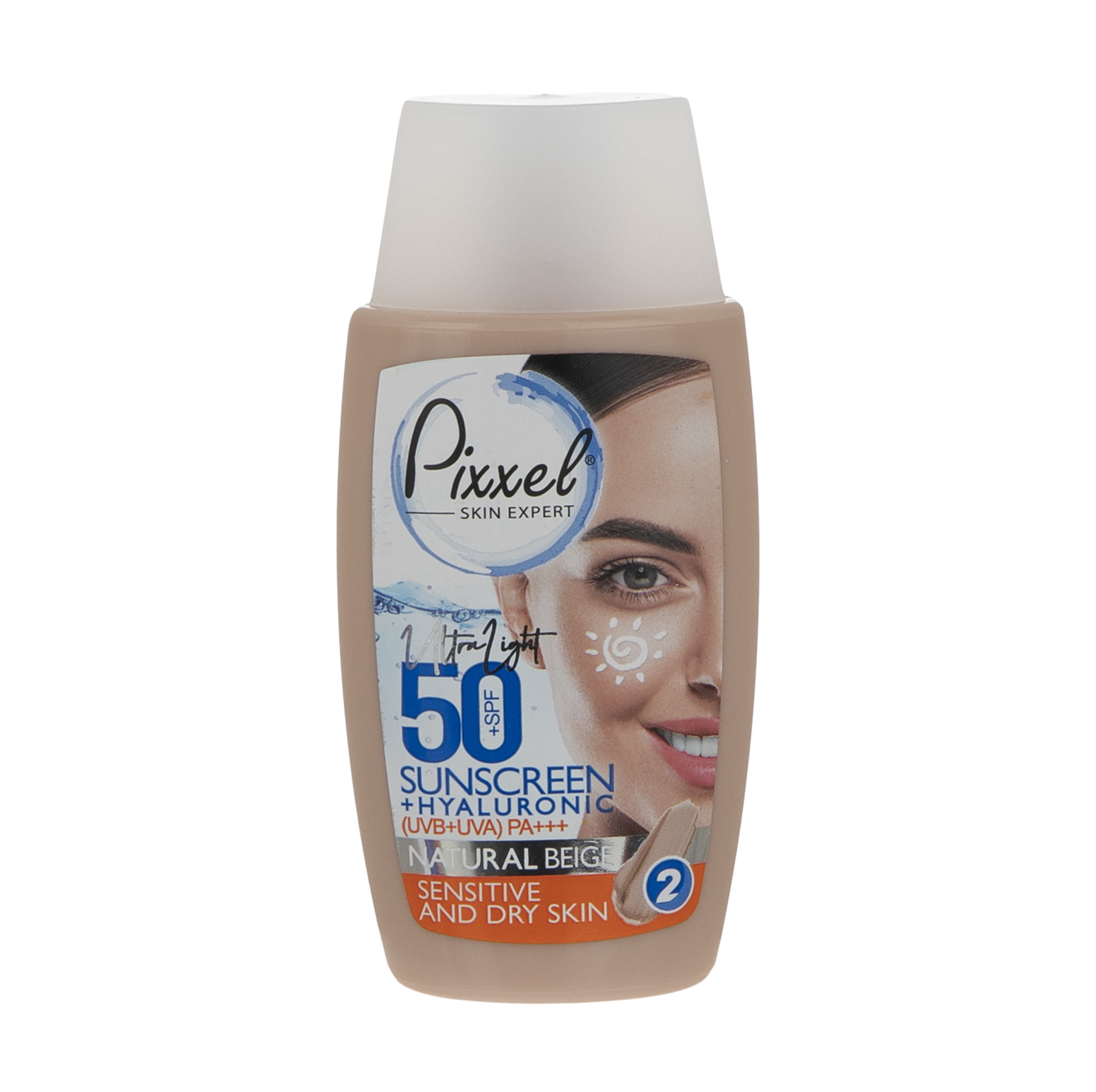 کرم ضدآفتاب پیکسل مدل Natural BEIGE، حجم 50 میلیلیتر