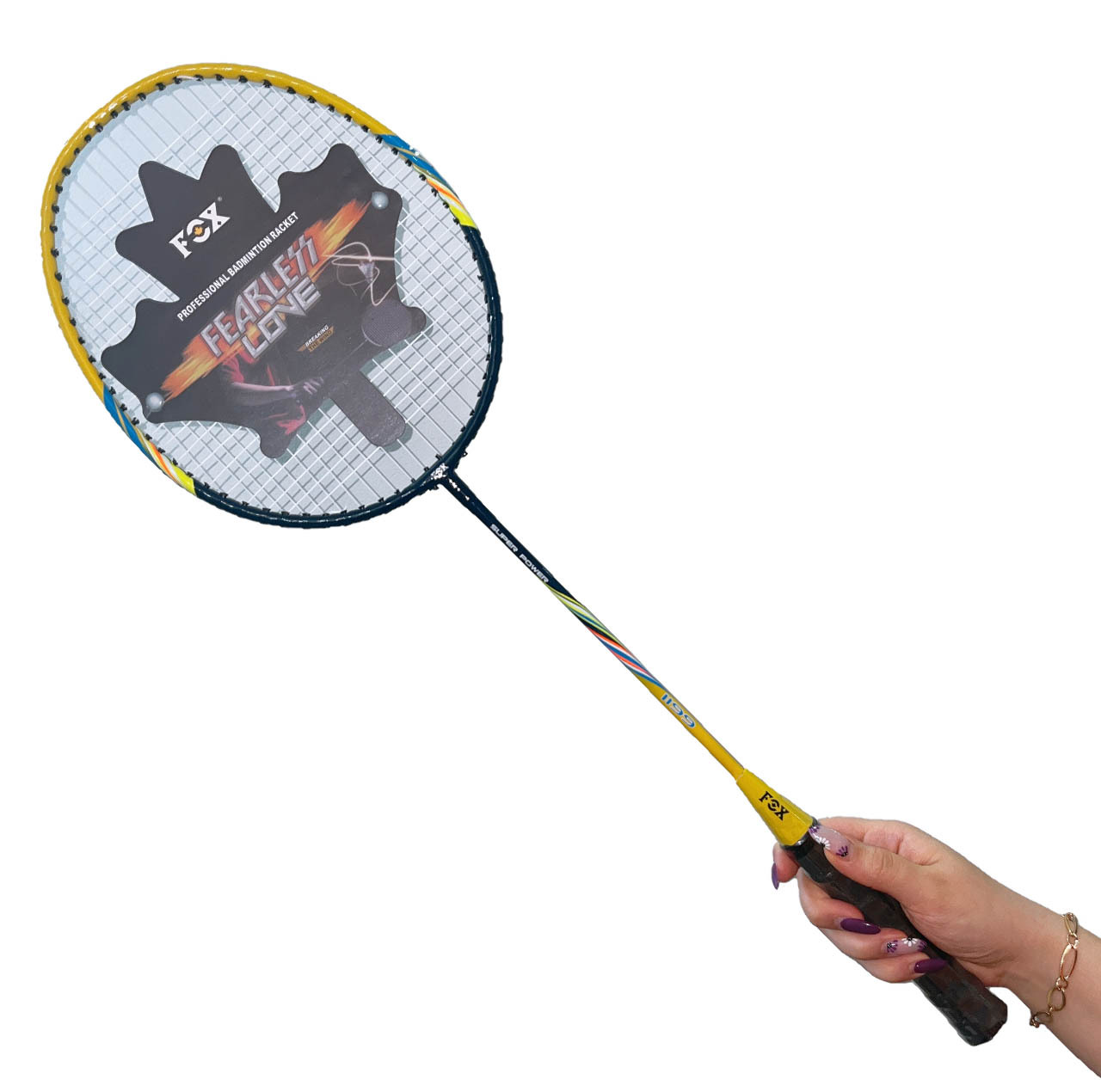 راکت بدمینتون فاکس مدل SUPER POWER 1199 بسته 2 عددی
