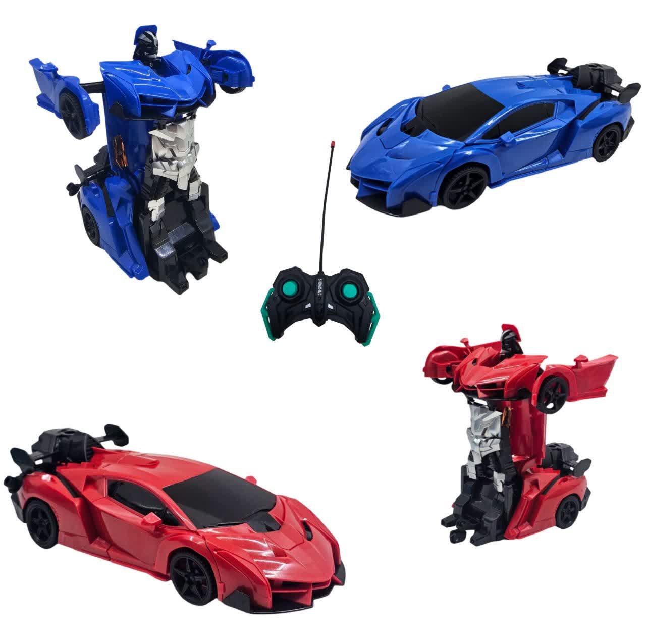 ماشین بازی کنترلی ناب سل مدل لامبورگینی شارژی تبدیل شونده دودزا چراغدار کد Lamborghini rechargeable remote control game machine with smoke and lights