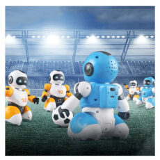 ربات ناب سل مدل فوتبالیست هوشمند شارژی مجموعه 2 عددی به همراه دروازه SOCCER ROBOT