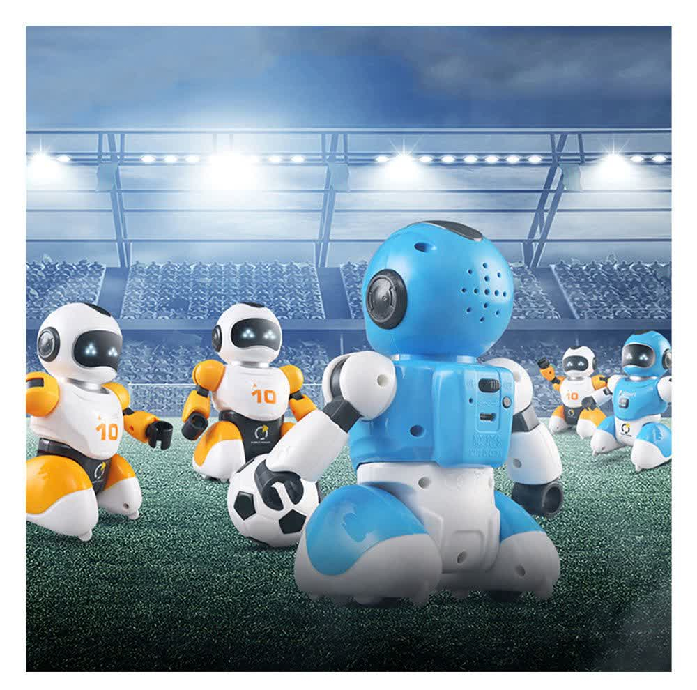 ربات ناب سل مدل فوتبالیست هوشمند شارژی مجموعه 2 عددی به همراه دروازه SOCCER ROBOT