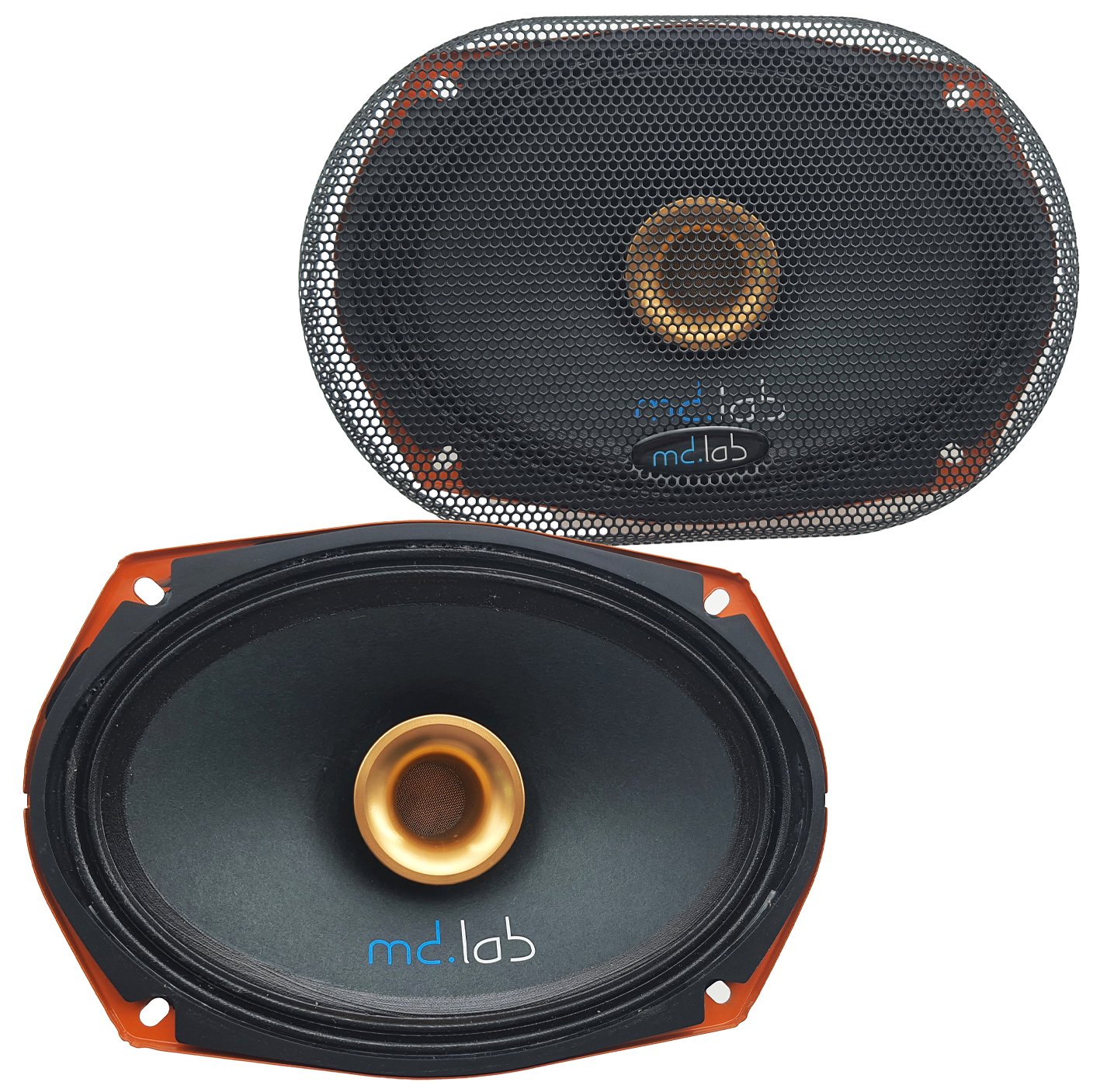 اسپیکر پشت خودرو ام دی لب مدل SP-6902 PRO  سایز 6x9 اینچ بسته دوعددی