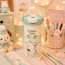 تراول ماگ مدل Scribbled Puppy طرح سگ پشمالو گنجایش 0.55 لیتر