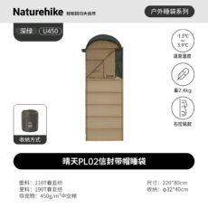 کیسه خواب یک نفره نیچرهایک مدل CNK2550WS028-Right Zipper