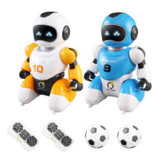 ربات ناب سل مدل فوتبالیست هوشمند شارژی مجموعه 2 عددی به همراه دروازه SOCCER ROBOT