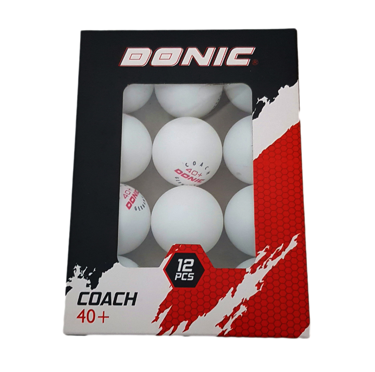 توپ پینگ پنگ دونیک مدل coach +40 بسته 12 عددی