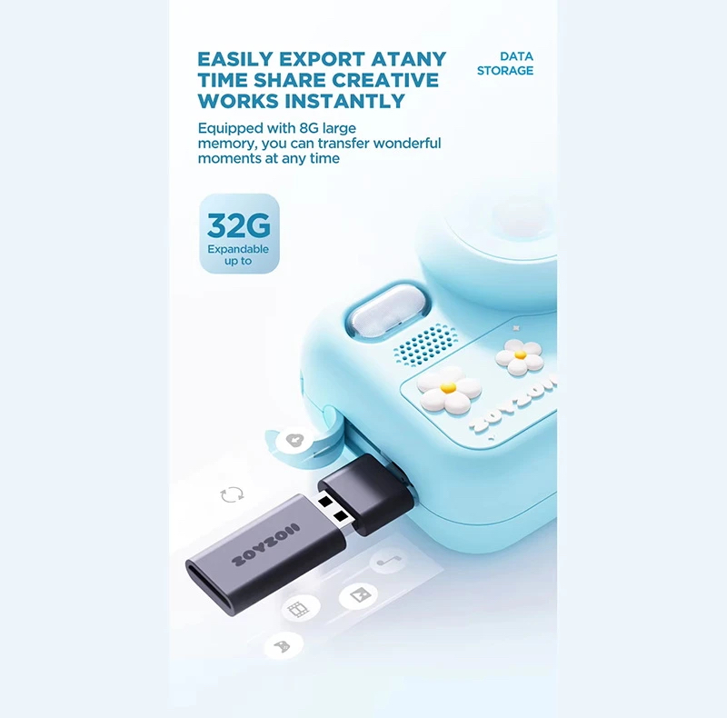 دوربین دیجیتال کودک زوی زویی مدل E28 Touch