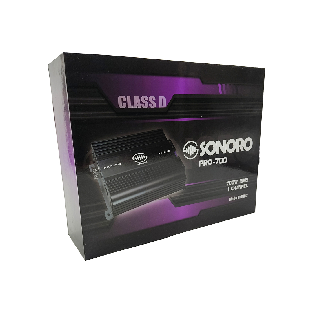 آمپلی فایر خودرو 1 کانال سونورو مدل PRO-700