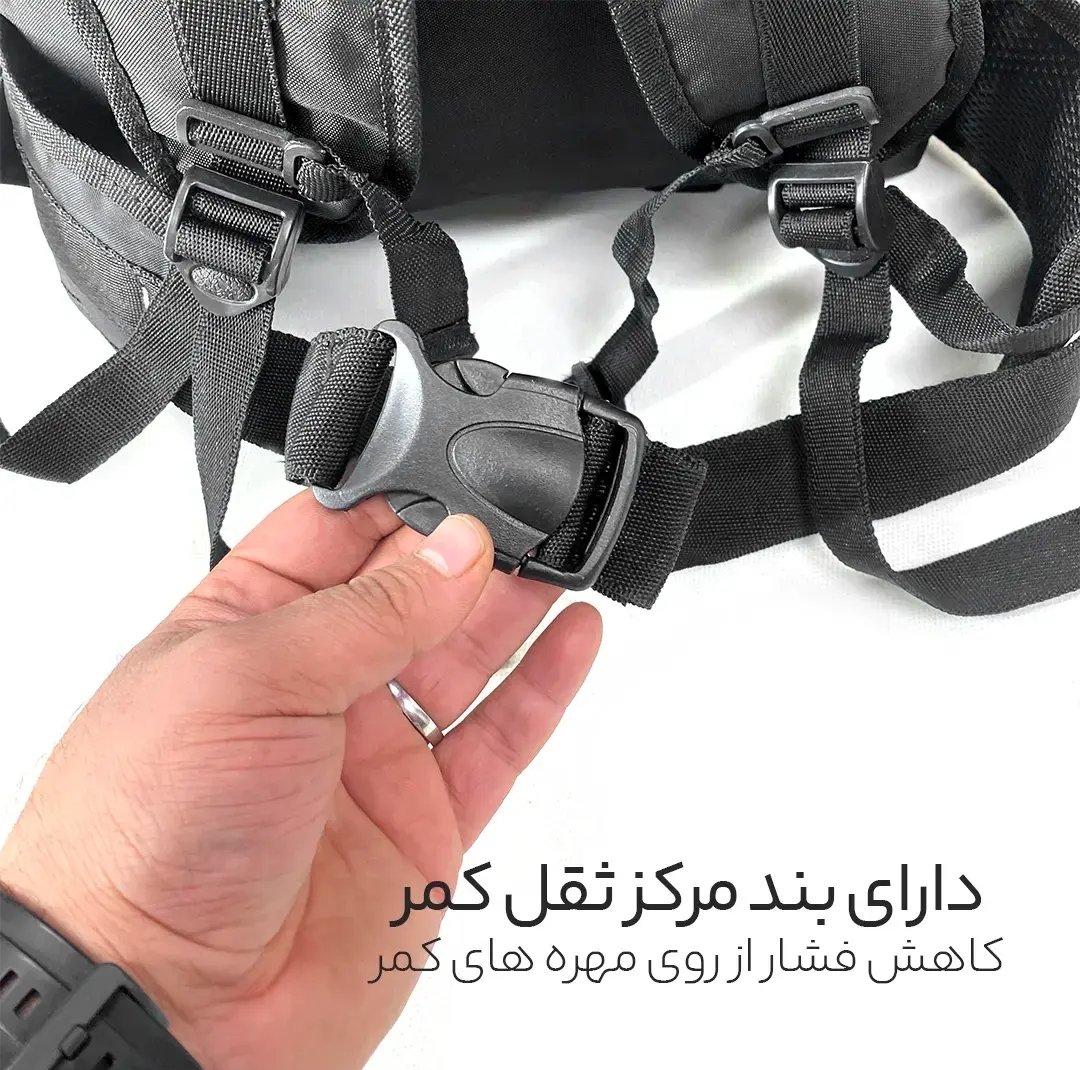 کوله پشتی سفری 60 لیتری مایسا مدل Adventure-My3382