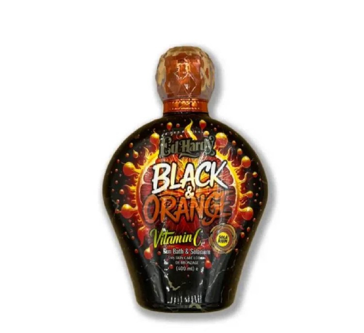 لوسیون سولاریوم بدن پارامونت مدل black & orange حجم 400 میلی لیتر