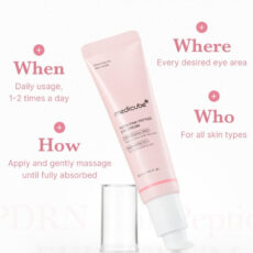 کرم دور چشم روز و شب مدی کیوب مدل par pink peptide حجم 30 میلی لیتر