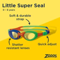 عینک شنا زاگز مدل Little super seal بچه گانه