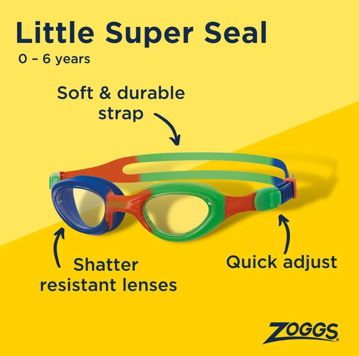 عینک شنا زاگز مدل Little super seal بچه گانه