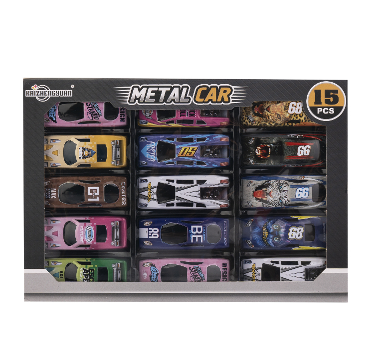 ست ماشین بازی فلزی مدل METAL CAR مجموعه 15 عددی