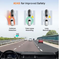 دوربین فیلم برداری خودرو سوِنتی مِی مدل 70mai Dual Dash Cam A510s + RearCam (RC11) به همراه دوربین عقب