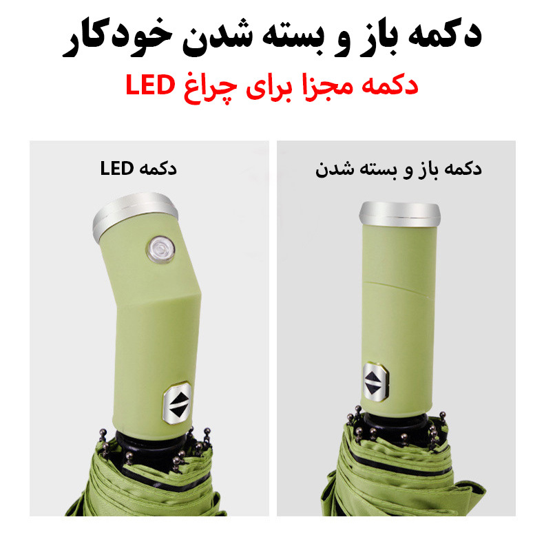 چتر مدل چراغ دار کد Rotating LED
