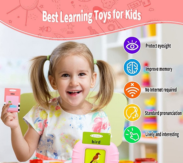 بازی آموزشی انگلیسی مدل فلش کارت گویا Card carly education device