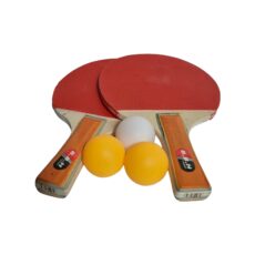 راکت پینگ پنگ مدل RACKET به همراه توپ مجموعه 5 عددی