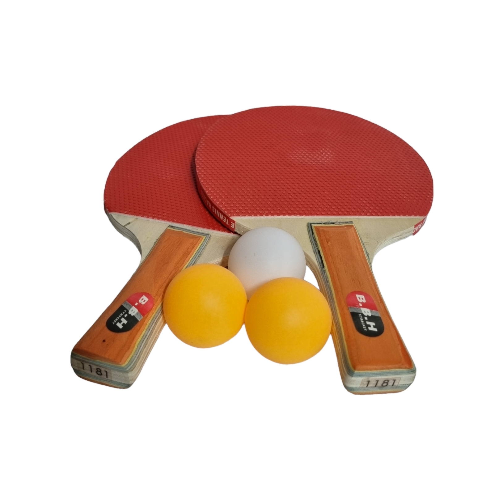 راکت پینگ پنگ مدل RACKET به همراه توپ مجموعه 5 عددی