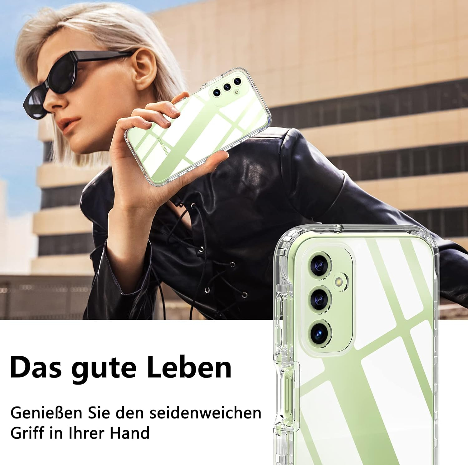 کاور قاب تک مدل JELEDAGHT مناسب برای گوشی موبایل سامسونگ Galaxy A14 4G / 5G