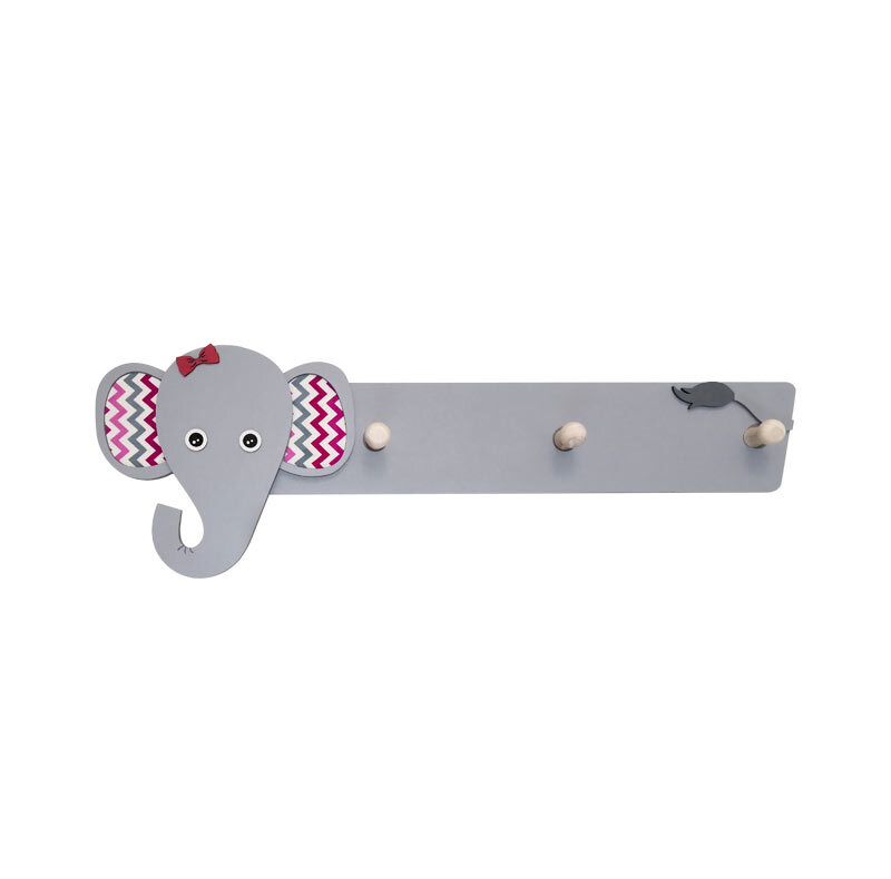آویز لباس کودک طرح فیل مدل MKids58-A